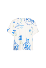 ICHI Lucie Top in Big Scale Tile by ICHI