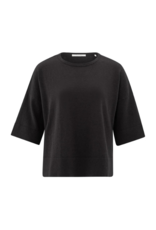 YAYA Oversized Knit T-Shirt in Phantom by YAYA