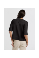 YAYA Oversized Knit T-Shirt in Phantom by YAYA