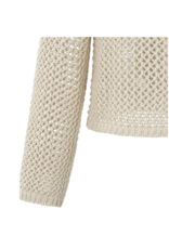 YAYA Mesh Stitch Cardigan in Summer Sand by YAYA