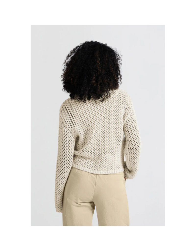 YAYA Mesh Stitch Cardigan in Summer Sand by YAYA