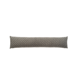 Indaba Trading Scallop Mini Lumbar Pillow in Blue 36"