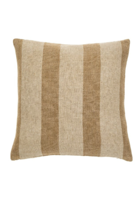 Indaba Trading Penstone Stripe Pillow in Sand 20x20