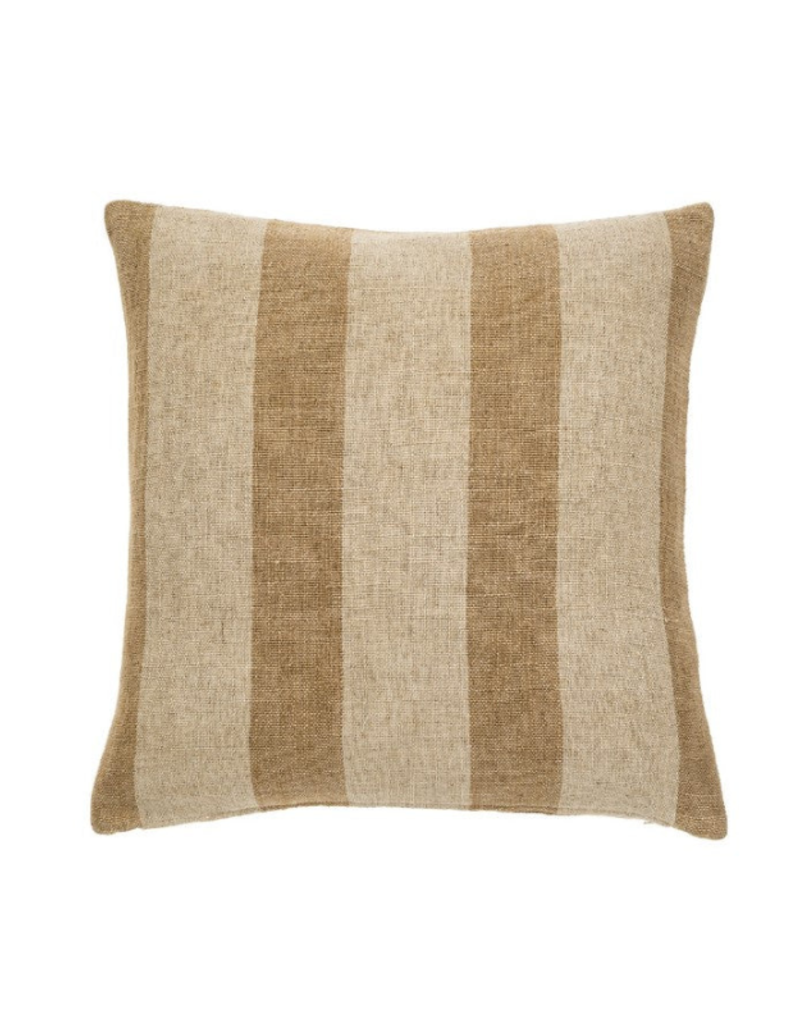 Indaba Trading Penstone Stripe Pillow in Sand 20x20