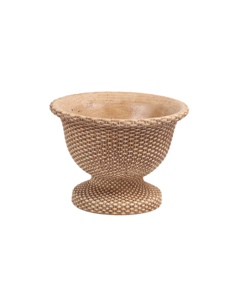 Bacon Basketware Ltd Basketweave Cement Urn Low