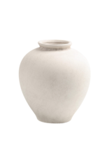 Bacon Basketware Ltd White Terracotta Vase Large