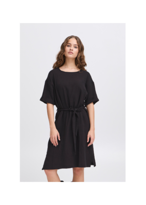 ICHI Mika Dress in Black by ICHI