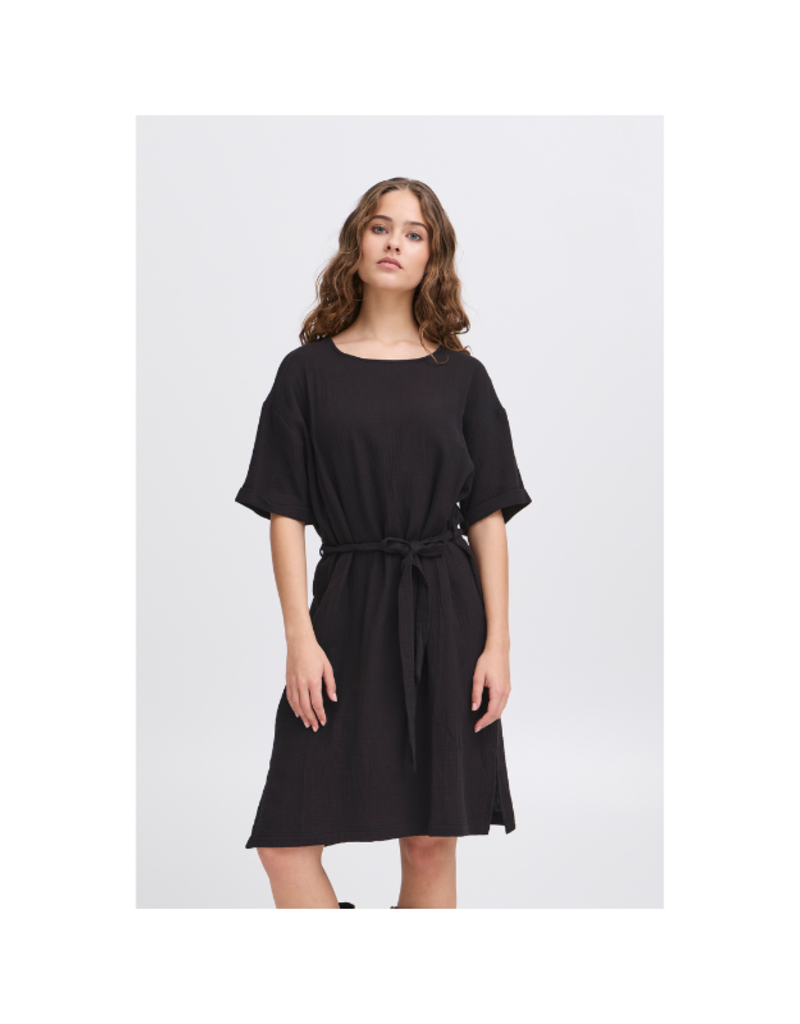 ICHI Mika Dress in Black by ICHI