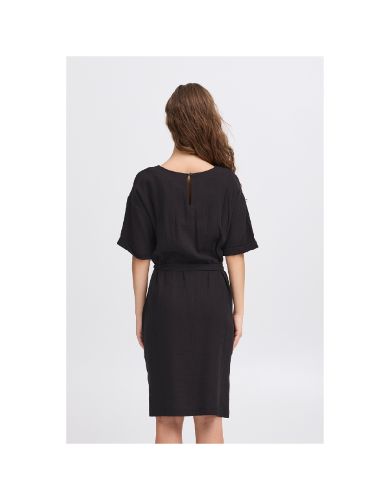 ICHI Mika Dress in Black by ICHI