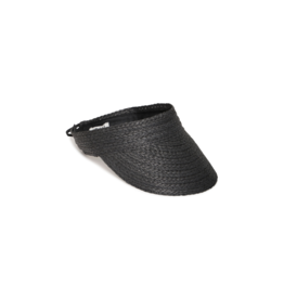 ICHI Zoey Visor Cap in Black by ICHI
