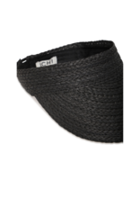 ICHI Zoey Visor Cap in Black by ICHI