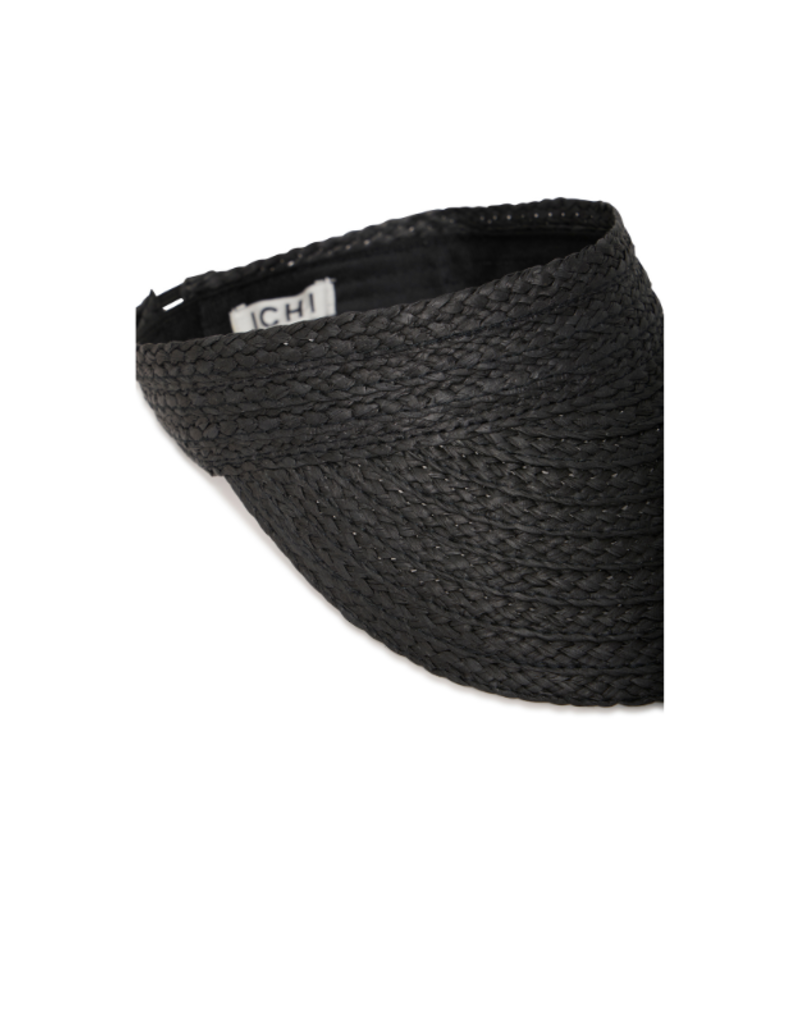 ICHI Zoey Visor Cap in Black by ICHI