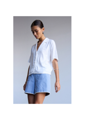 ICHI Palmie Shirt in Cloud Dancer by ICHI