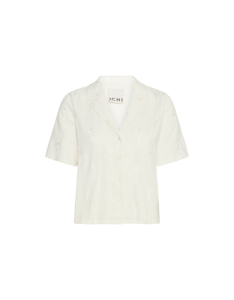 ICHI Palmie Shirt in Cloud Dancer by ICHI