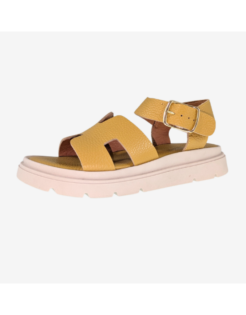 Clara Sandal in Mustard by Ateliers