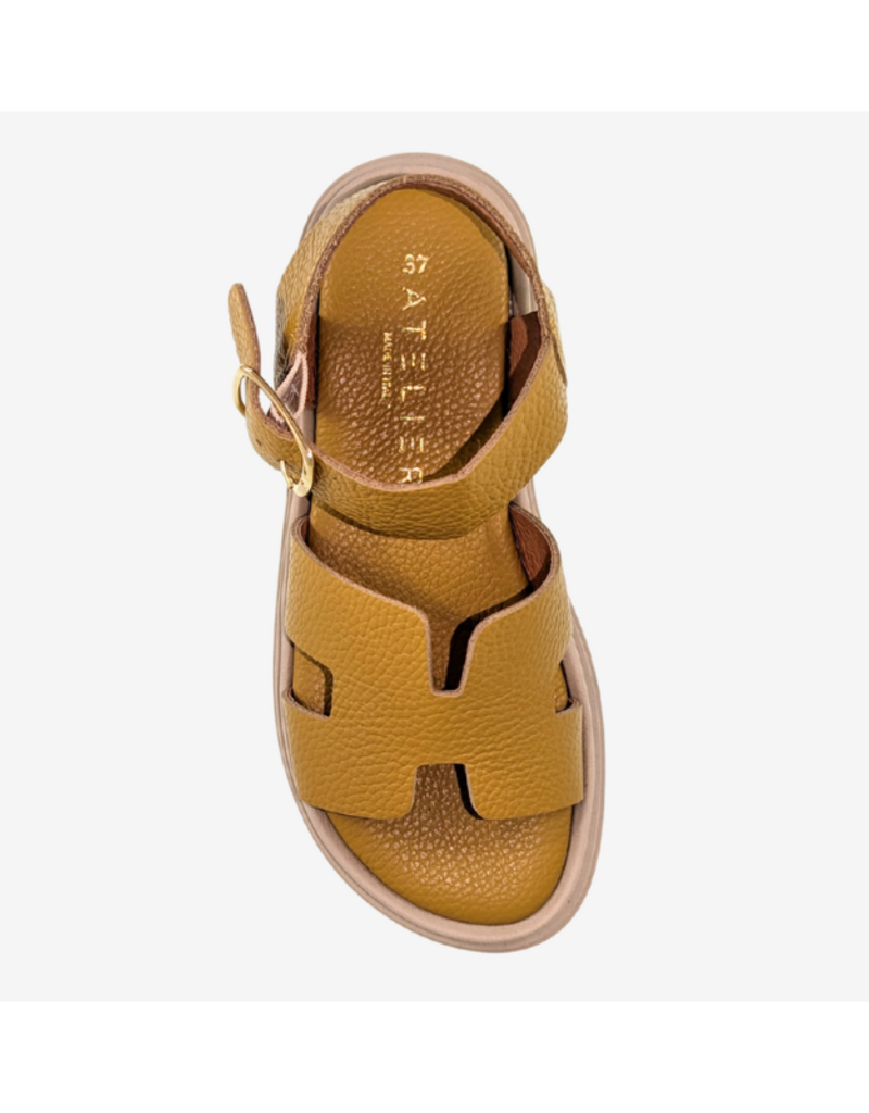 Clara Sandal in Mustard by Ateliers