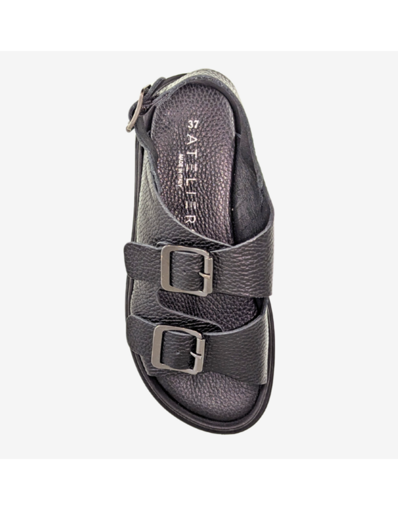 Candace Sandal in Black by Ateliers
