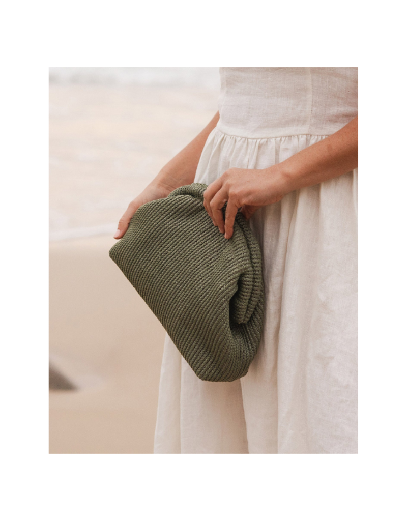 Louenhide Lotus Crossbody in Sage Green by Louenhide