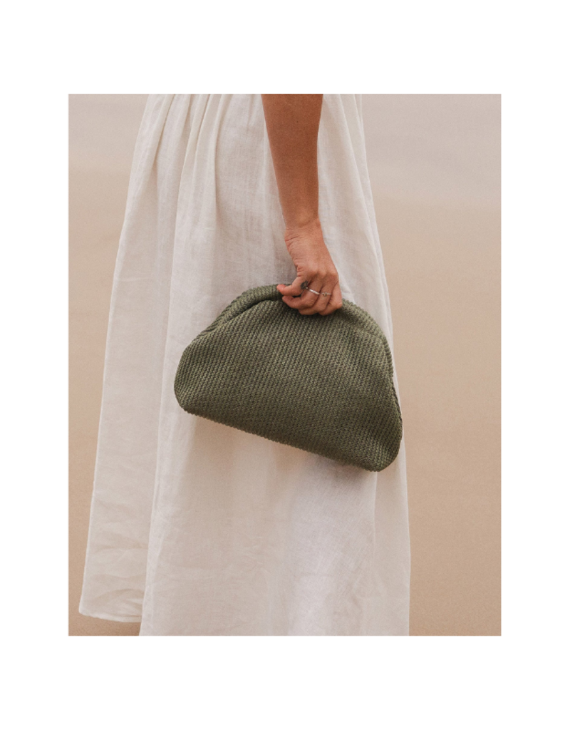 Louenhide Lotus Crossbody in Sage Green by Louenhide
