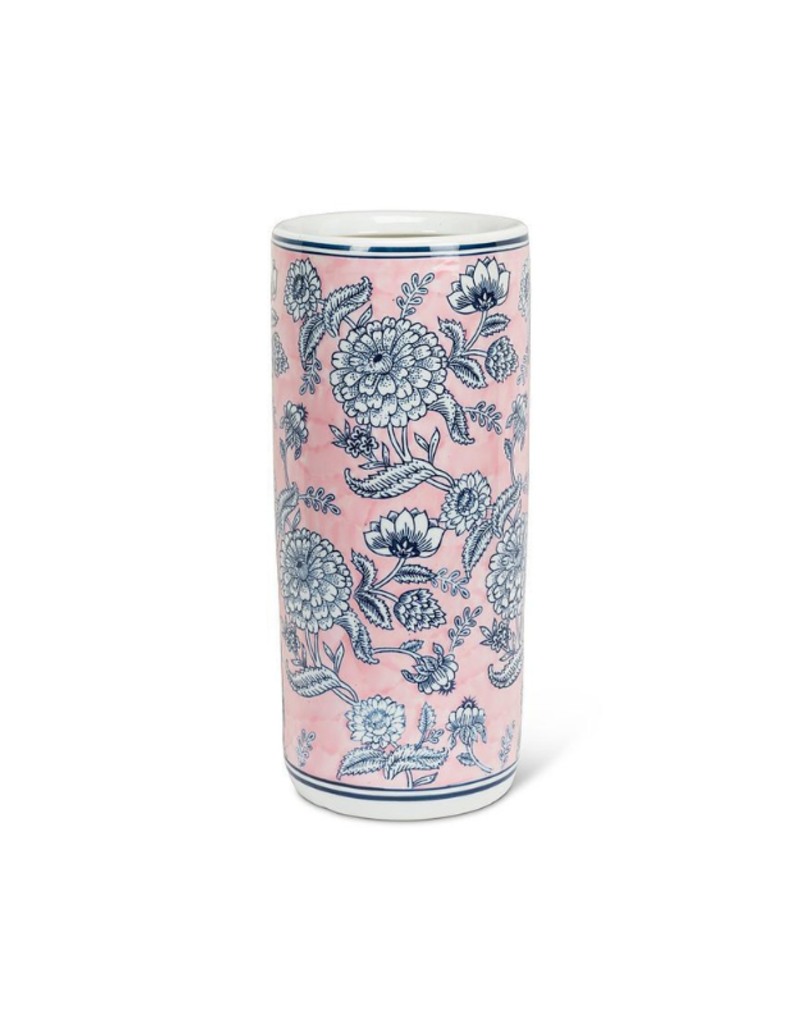 Pink Floral Umbrella Stand