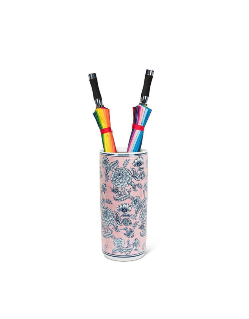 Pink Floral Umbrella Stand