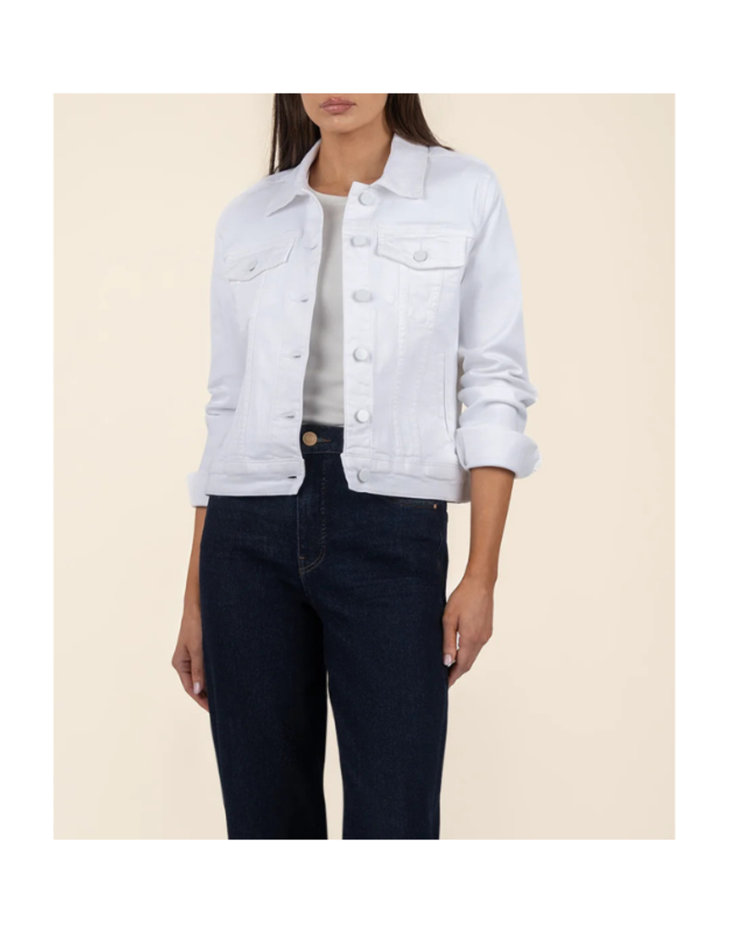 Kut from the Kloth Julia Jacket in Optic White by Kut from the Kloth