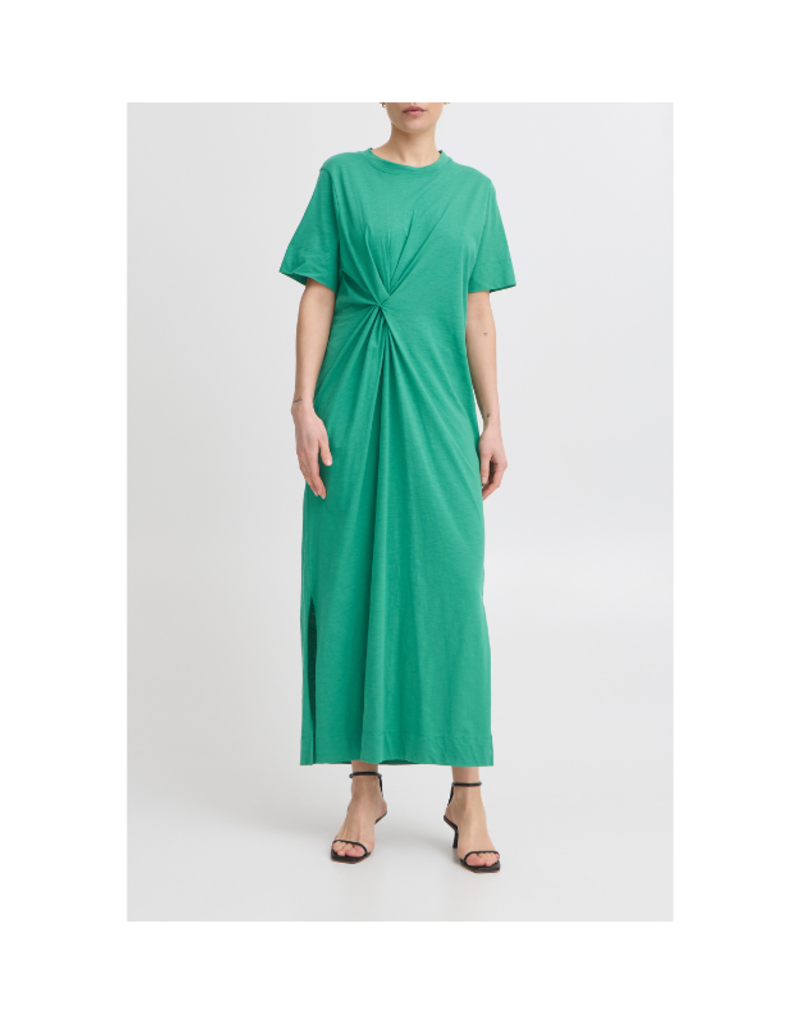 ICHI Ovula Dress in Pine Green by ICHI