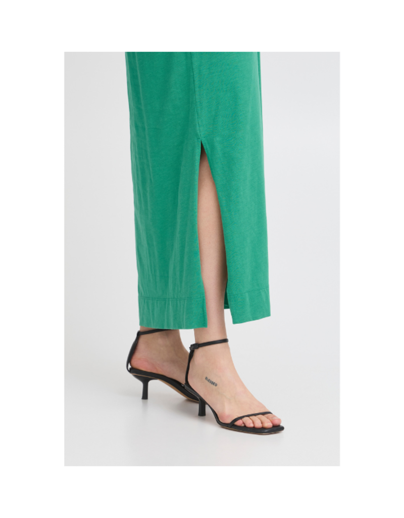 ICHI Ovula Dress in Pine Green by ICHI