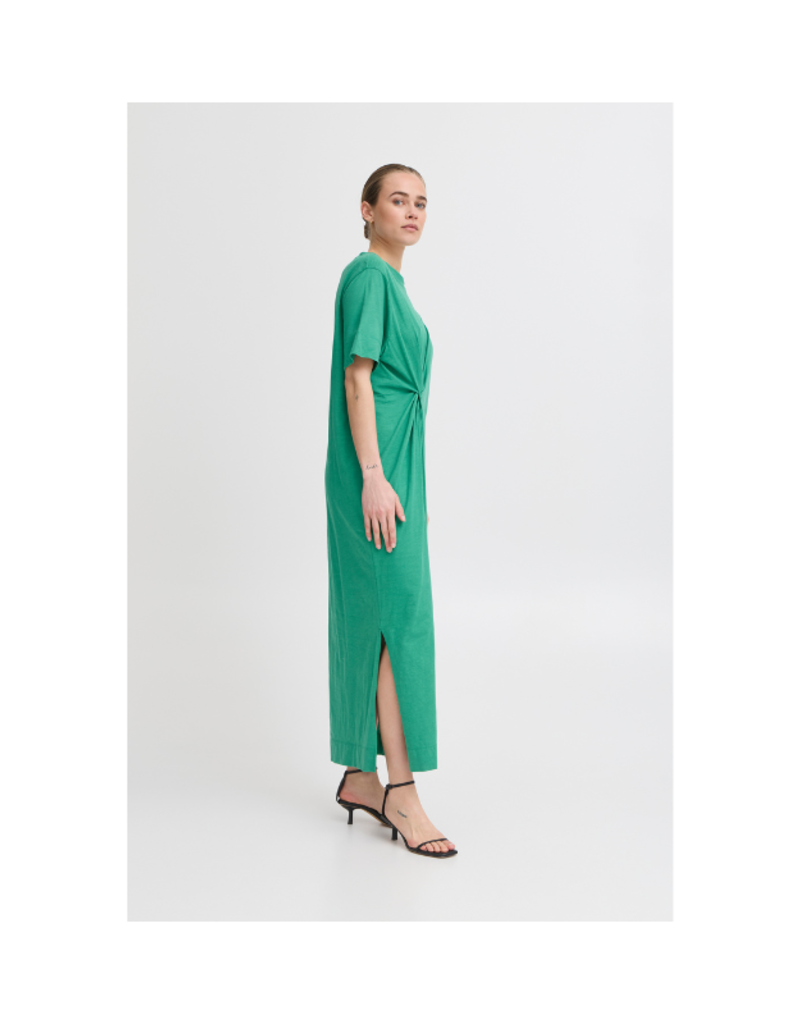 ICHI Ovula Dress in Pine Green by ICHI