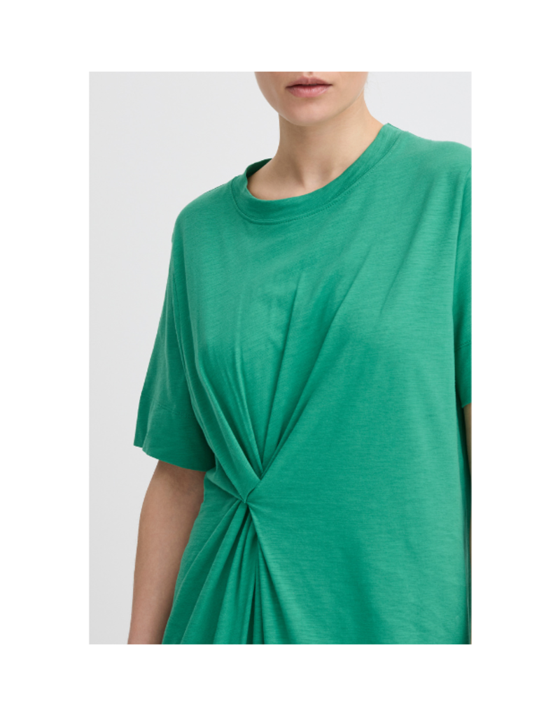 ICHI Ovula Dress in Pine Green by ICHI