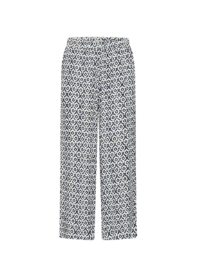 ICHI Marrakech Pant in Total Eclipse Ikat by ICHI