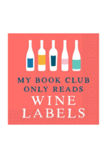 Book Club Wine Labels Cocktail Napkins