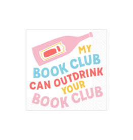 My Bookclub Can Outdrink Your Bookclub Cocktail Napkin