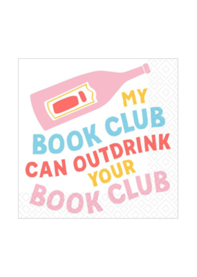 My Bookclub Can Outdrink Your Bookclub Cocktail Napkin