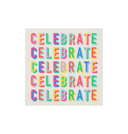 Celebrate Colourful Cocktail Napkins