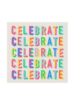Celebrate Colourful Cocktail Napkins