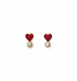 Lover's Tempo Bisou Red Stud Earrings by Lover's Tempo