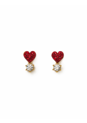 Lover's Tempo Bisou Red Stud Earrings by Lover's Tempo