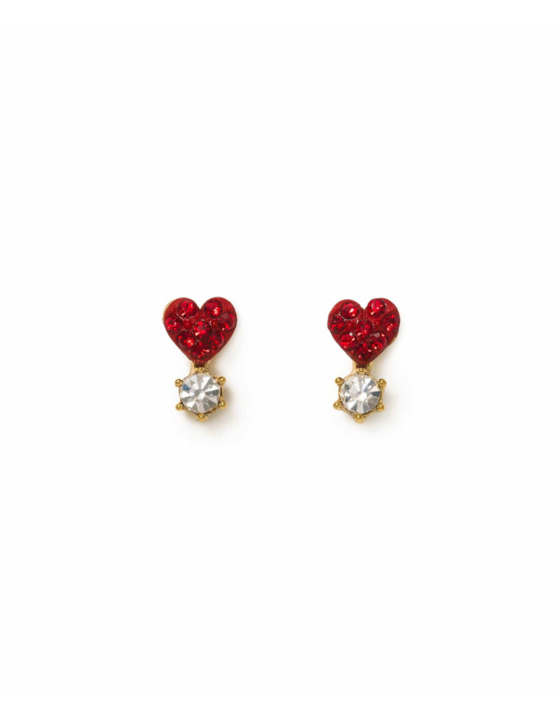 Lover's Tempo Bisou Red Stud Earrings by Lover's Tempo