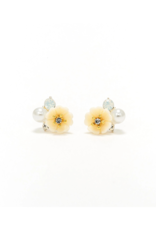 Lover's Tempo Sweetpea Stud Earrings in Ivory by Lover's Tempo
