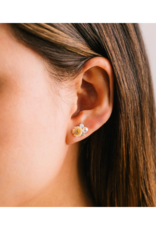 Lover's Tempo Sweetpea Stud Earrings in Ivory by Lover's Tempo