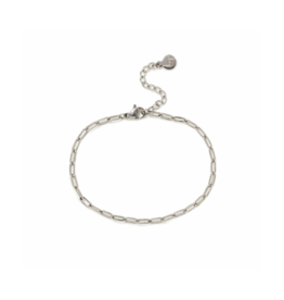 Lover's Tempo Paperclip Waterproof Bracelet in Silver by Lover's Tempo