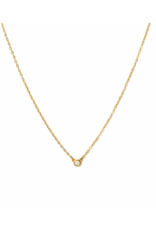 Lover's Tempo Opal Waterproof Necklace in Gold by Lover's Tempo