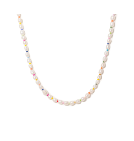 Lover's Tempo Rainbow Pearl Waterproof Necklace by Lover's Tempo