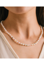 Lover's Tempo Rainbow Pearl Waterproof Necklace by Lover's Tempo