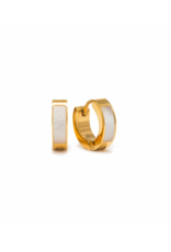 Lover's Tempo Tofino Waterproof Hoops in Gold by Lover's Tempo
