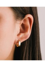 Lover's Tempo Tofino Waterproof Hoops in Gold by Lover's Tempo