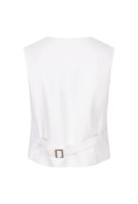 Esqualo Gilet Split Vest in Off White by Esqualo