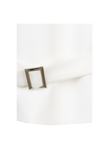 Esqualo Gilet Split Vest in Off White by Esqualo