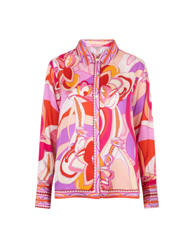 Esqualo Disco Wide Blouse in Print by Esqualo